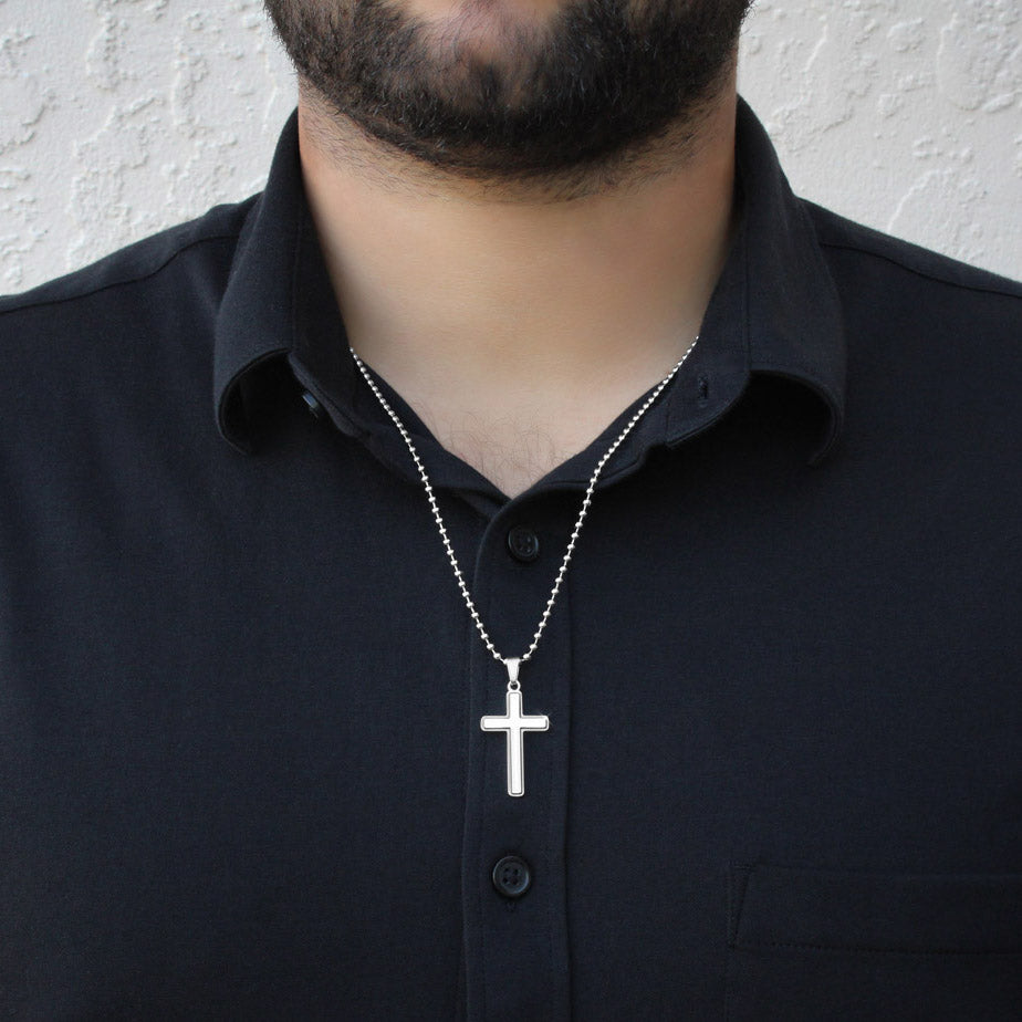 Personalized Cross Necklace, gift for best coach