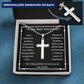 Personalized Cross Necklace, gift for best coach