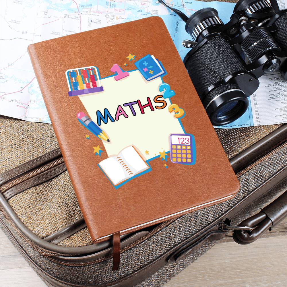 Graphic Leather Journal, Subject books - Maths, Science, English etc.