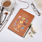 Graphic Leather Journal, Personalized prayer journal for women