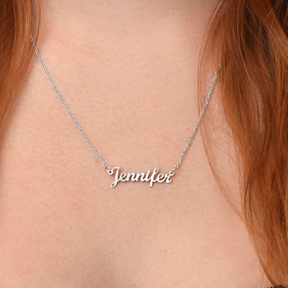 Personalized Name Necklace, gift for girl friend, best friend, bff on Galentine's day, valentine's day