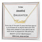 Personalized Name Necklace, gift for Daughter on her 21st birthday