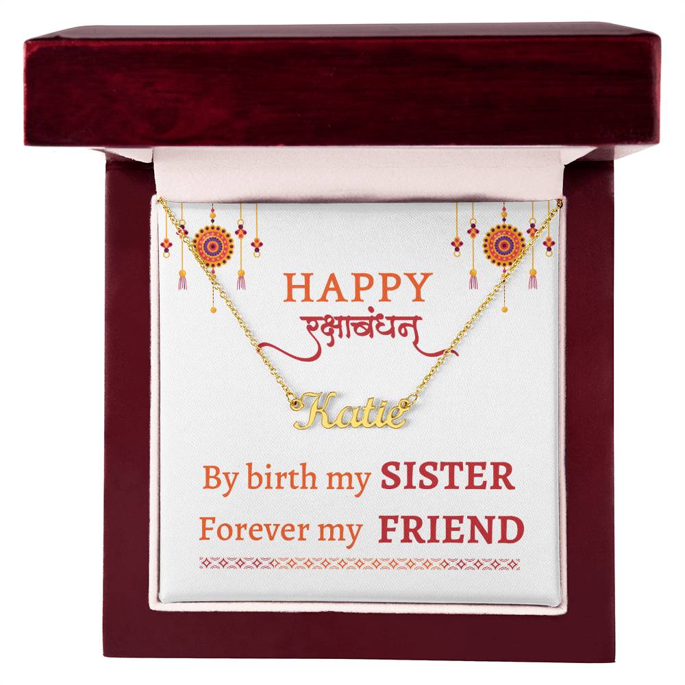 Personalized Name Necklace, rakhsa bandhan gift for sister, rakhi gift, raksha bandhan 2024