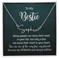 Signature Style Name Necklace, gift for Bestie, best friend, BFF, soul sister on her birthday, Thanksgiving, Christmas