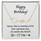 Signature Style Name Necklace, belated birthday gift for wife, girlfriend, friend, fiancee