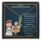 Personalized Vertical Name Necklace, gift for granddaughter on her First Holy Communion