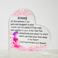 Printed Heart Shaped Acrylic Plaque, gift for to be mom, future mom, pregnant wife on Mother's day, her birthday, baby shower