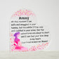 Printed Heart Shaped Acrylic Plaque, gift for to be mom, future mom, pregnant wife on Mother's day, her birthday, baby shower