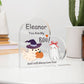 Printed Heart Shaped Acrylic Plaque, gift for boo, girlfriend, wife, husband, boyfriend for Halloween