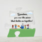 Acrylic Puzzle Plaque, gift for grandma, grandmother for Mother's day, her birthday
