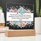 Acrylic Square Plaque, Housewarming gift for friend, coworker, family