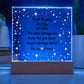 Personalized Acrylic Square Plaque, gift for friend, soul sister, bestie, bffs, at a distance