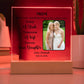 Acrylic Square Plaque, gift for Mom, Mother from bride on her wedding day