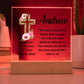 Acrylic Square Plaque, Baptism gift for him or her