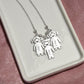 Engraved Kids Charm Necklace, gift for Mommy to be, on baby shower, push gift, birthday, mothers day, Christmas