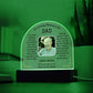 Printed Acrylic Dome Plaque with LED, Personalized Memorial Gift