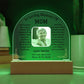 Printed Acrylic Dome Plaque with LED, Personalized Memorial Gift