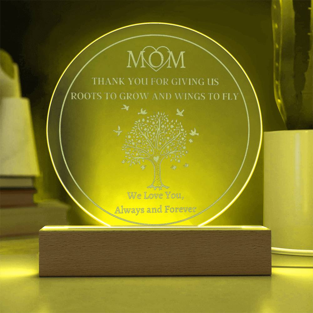 Engraved Acrylic Plaque, gift for Mom, Mother on Mother's Day, her birthday