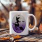 White Ceramic Mug, Halloween themed, Personalized Create Your Own Magic Mug for her