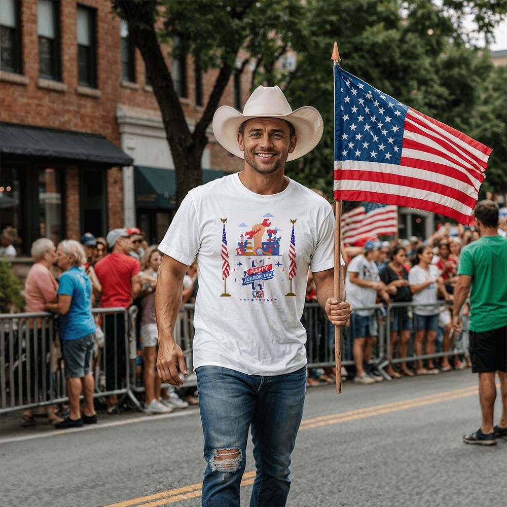 Unisex tshirt, labor day tshirt, USA