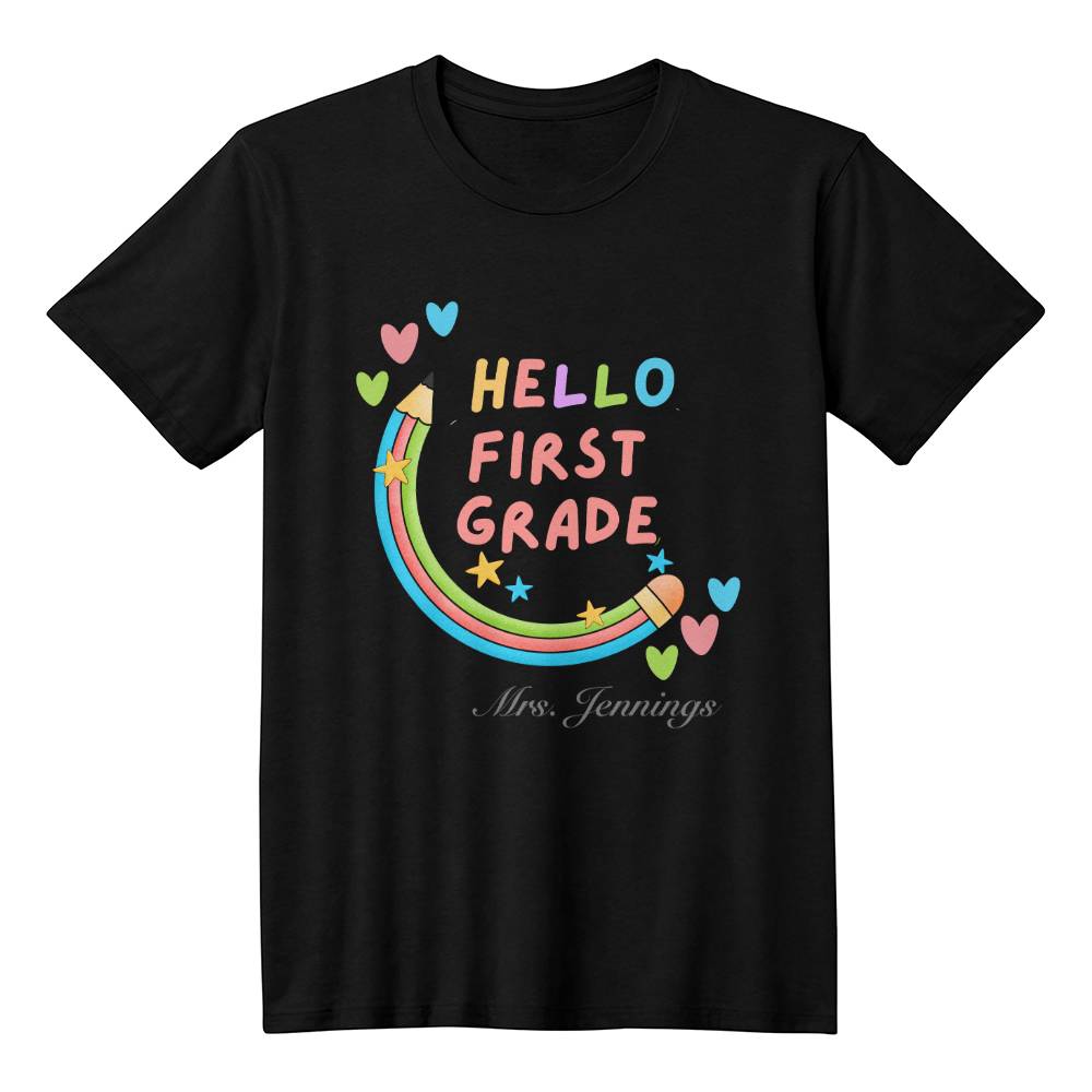 Teacher tee shirt, back to school, first day of school