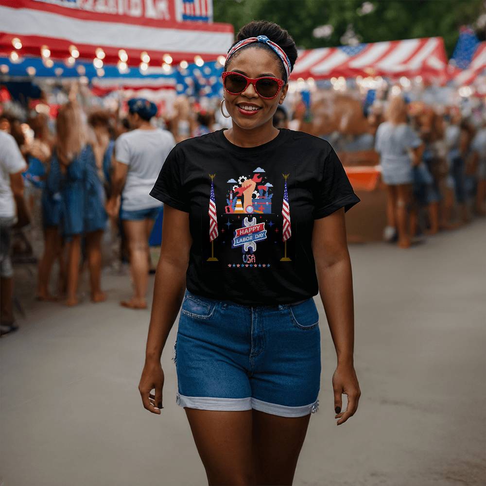 Unisex tshirt, labor day tshirt, USA