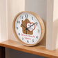 Wood Frame 10” Clock, Housewarming gift, Anniversary gift, Couple Home