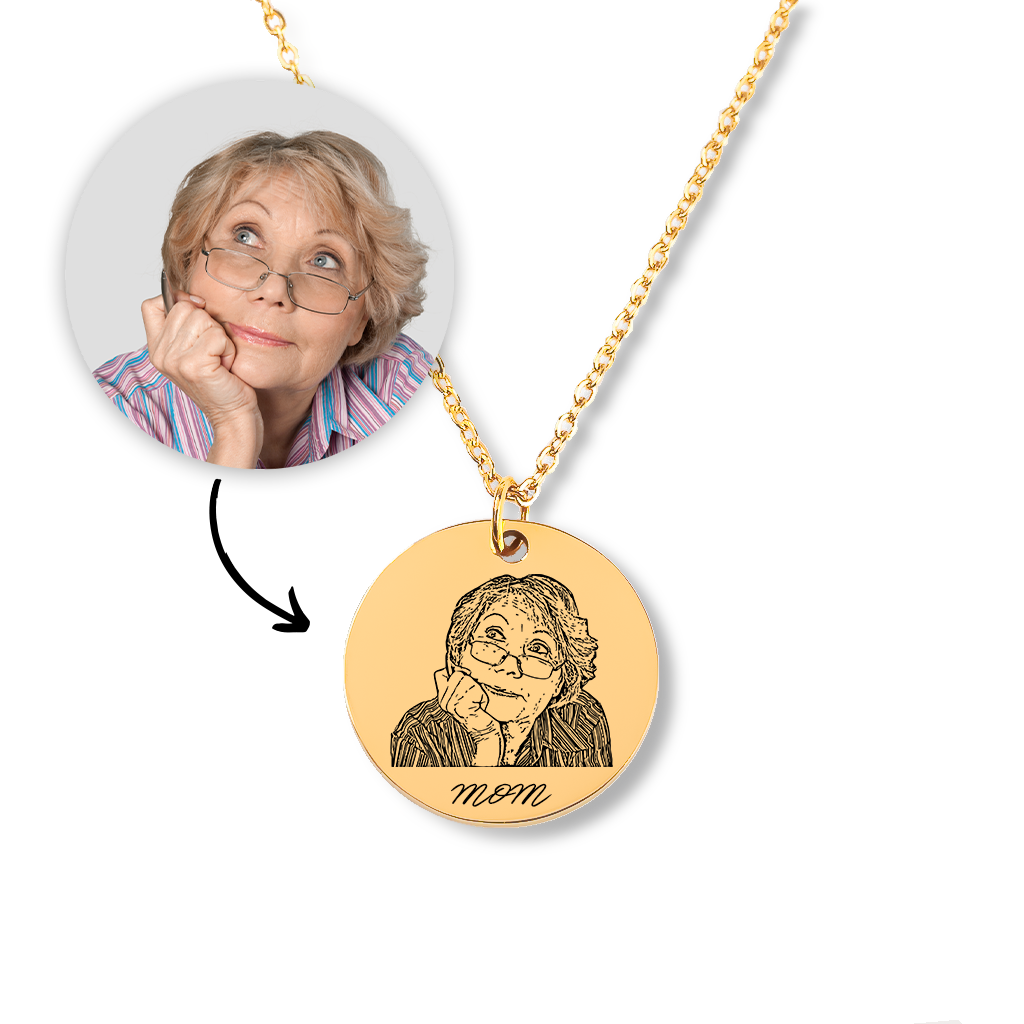 Human Portrait Pendant