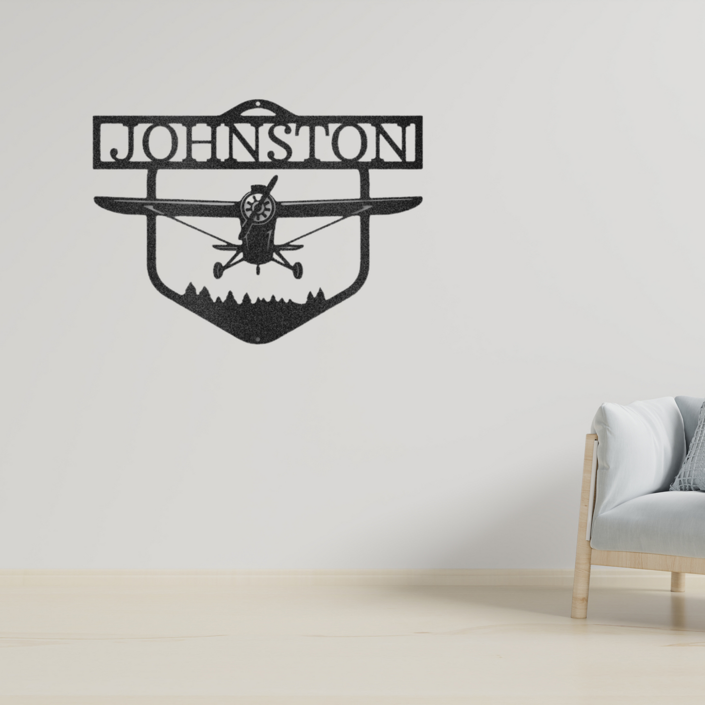 Flying High Monogram - Steel Sign