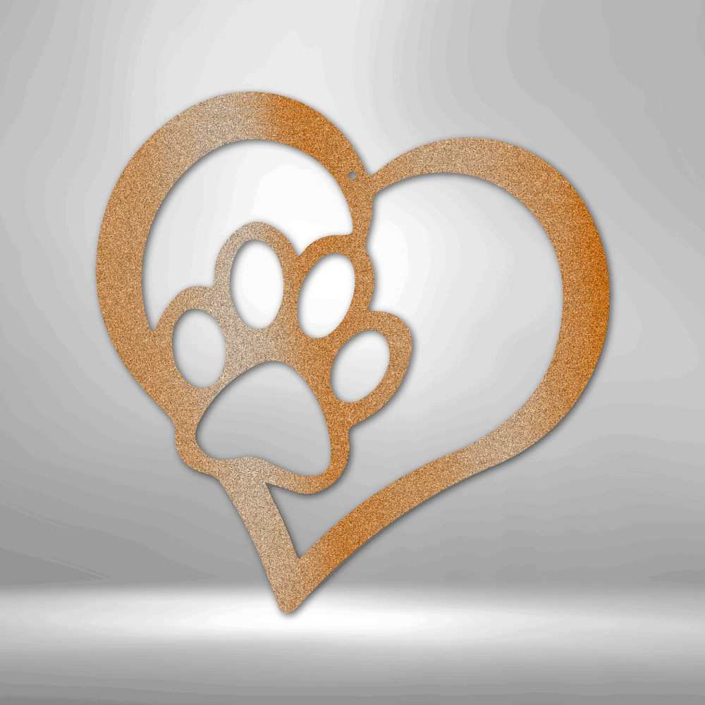 Puppy Love Metal Wall Art Puppy lovers home decor wall steel art dog pet parents pet moms and dads self indulgence pet passion