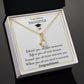 Alluring beauty necklace, graduation gift for brilliant daughter