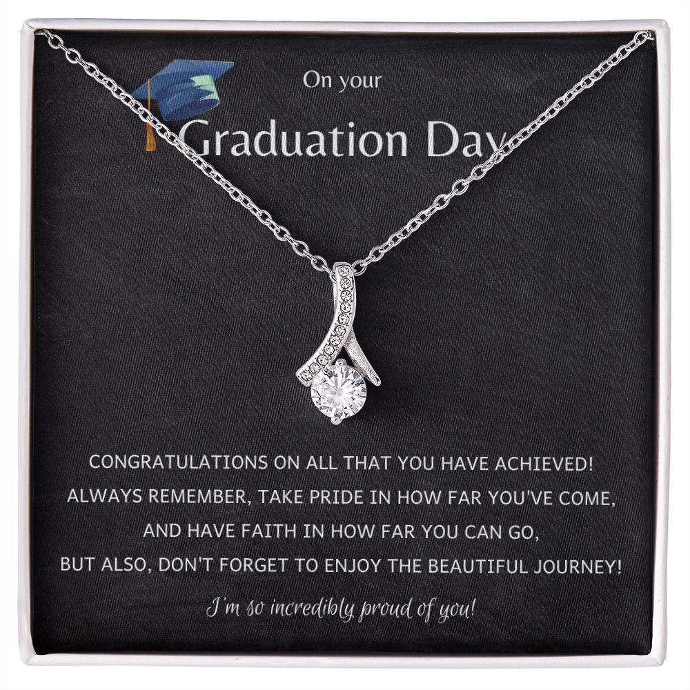 Alluring beauty, Graduation Gift Necklace for Girls, Daughter, Niece, Granddaughter, Class of 2023