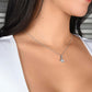 Alluring beauty, ribbon shaped necklace as a gift for your dear valentine on Valentine's Day.