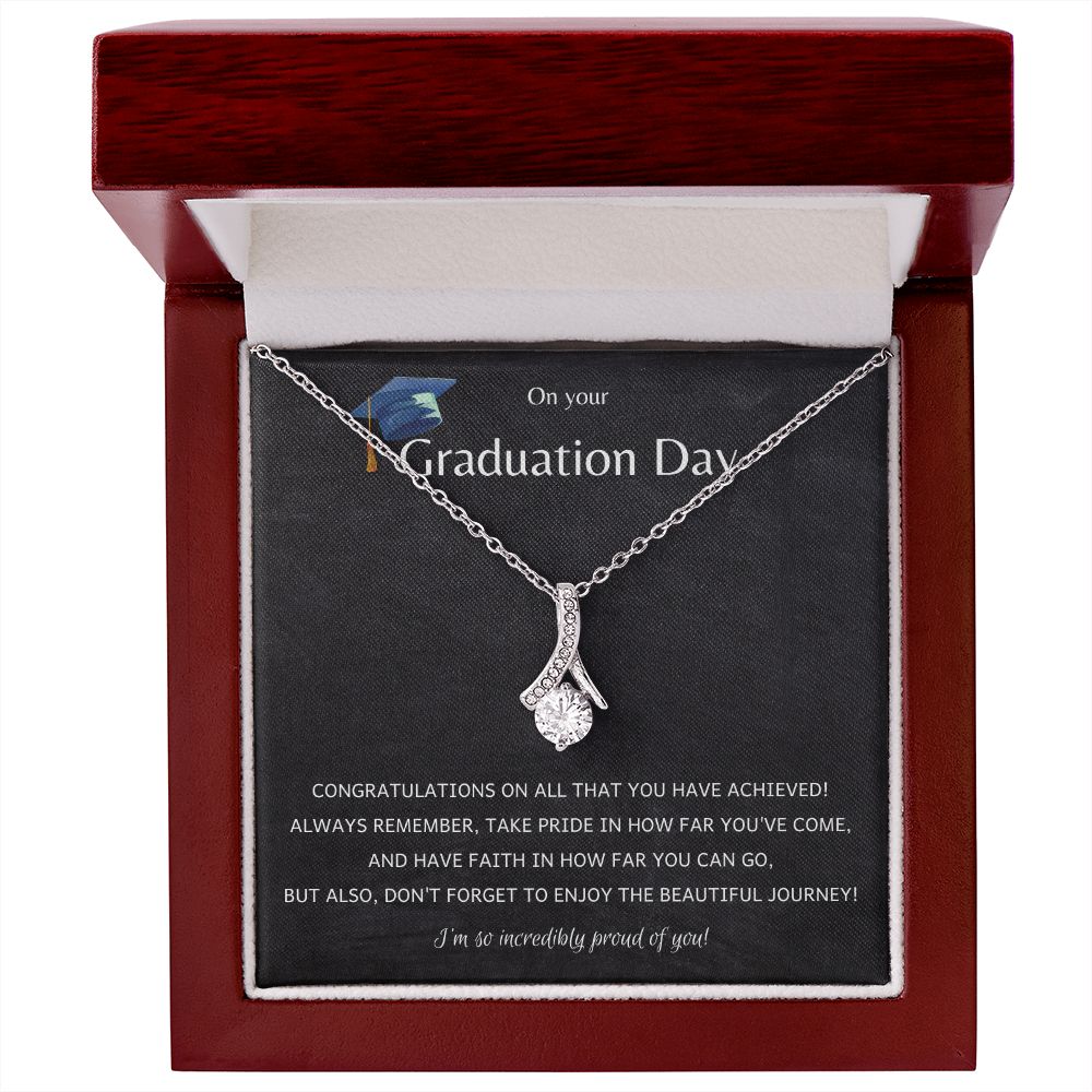 Alluring beauty, Graduation Gift Necklace for Girls, Daughter, Niece, Granddaughter, Class of 2023