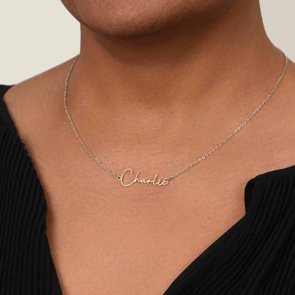 Collar con Nombre personalizado, regalo para abuelita en su cumple, día de la madre