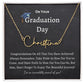 Signature Name necklace, gift for daughter, granddaughter, niece, friend on her Graduation, Class of 2023