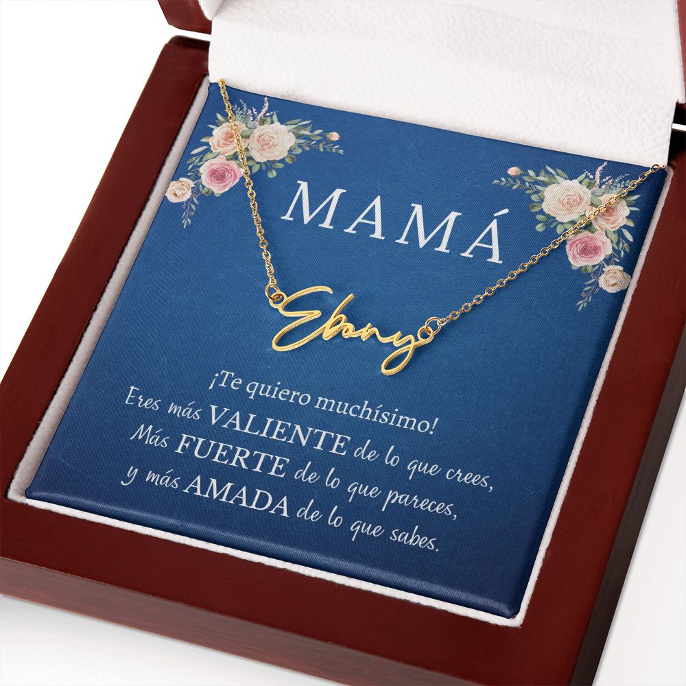 Collar con Nombre personalizado, regalo para mamá en su cumple, día de la madre