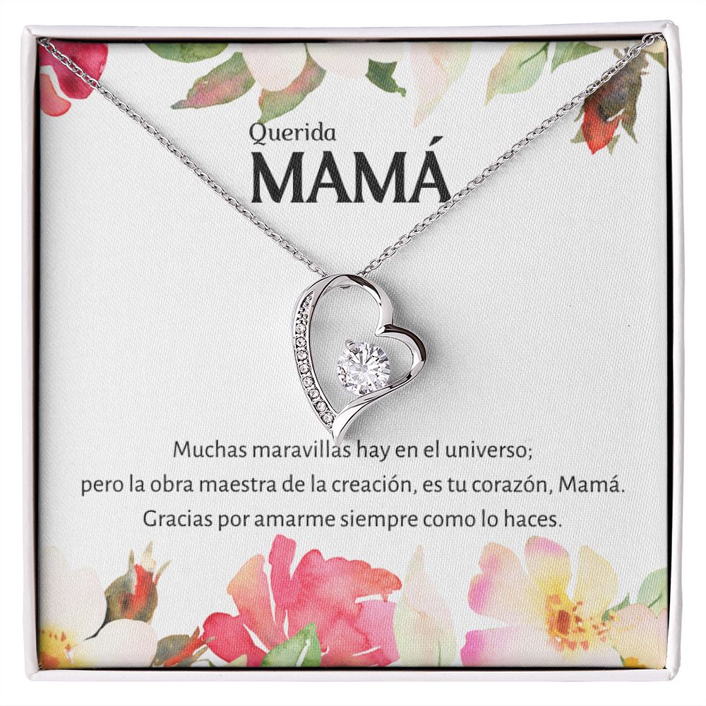 Collar Forever Love necklace, Regalo Para Madre Para Día de la Madre, Cumpleaños, Día de la Mujer, Navidad