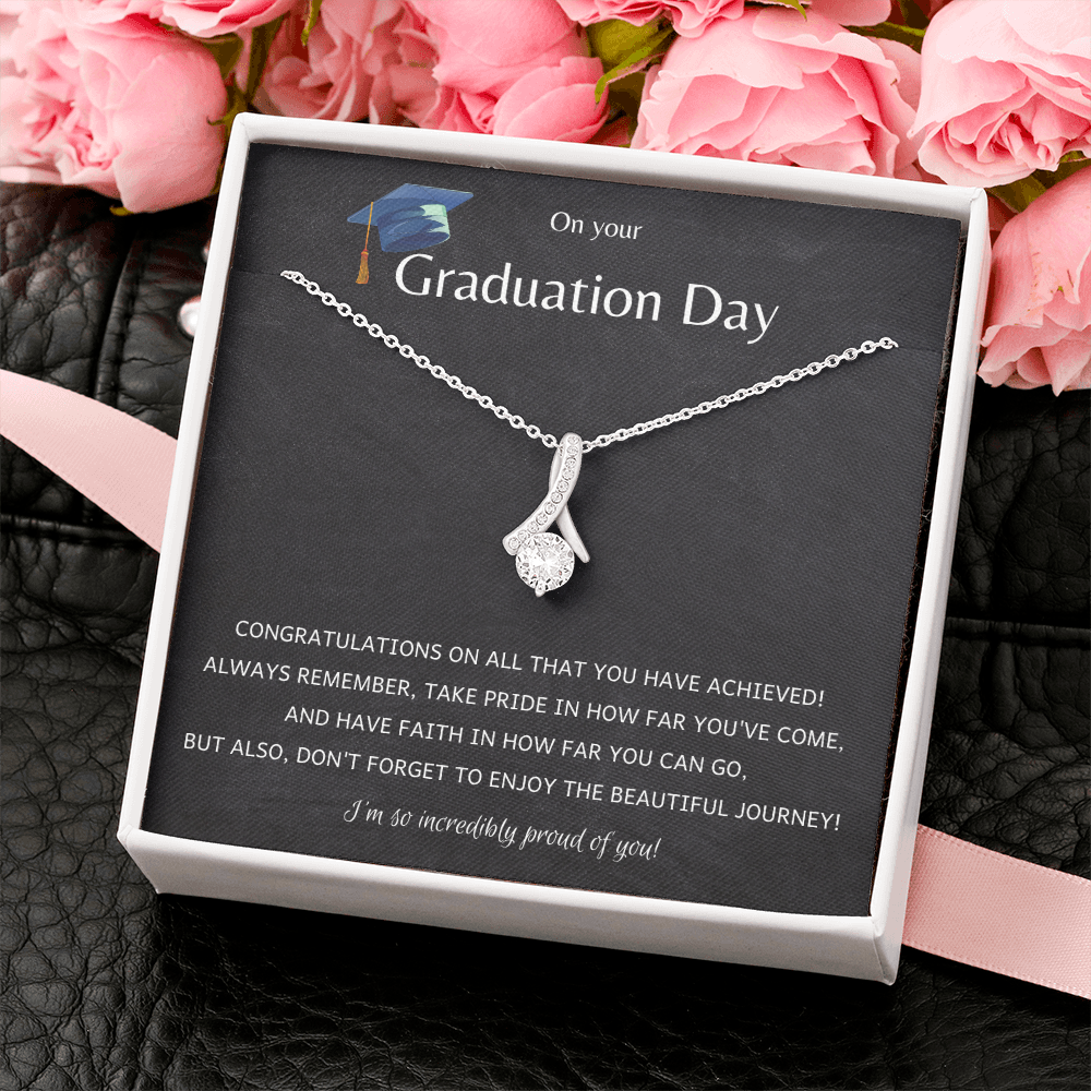 Alluring beauty, Graduation Gift Necklace for Girls, Daughter, Niece, Granddaughter, Class of 2023