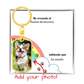 En memoria de mi perro, Rainbow Bridge Dog key chain, Loss of Dog memorial key chain, Dog loss gifts, Pet memorial key chain, Pet sympathy